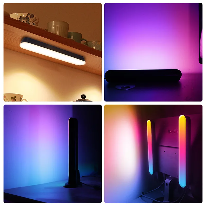 Ble DC-5V APP control rgb color changing atmosphere game room decor music disco colorful gaming light game room