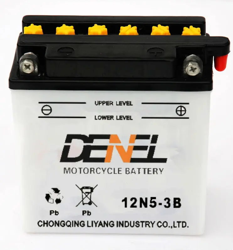 110cc ATV аккумулятор мотоцикла батарея 12 В 5ah производитель мотоциклов 12 v5ah (12N5-3B)