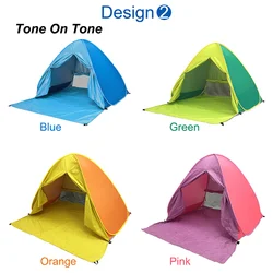 2021 Canopy Cabana Summer Sun Shade Folding Camping Pop Up Beach Tent Outdoor Roof Top Luxury Sun Shelter