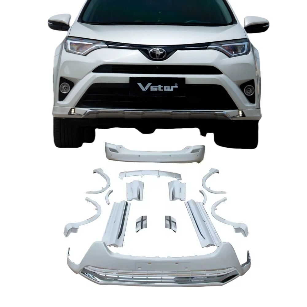 Лидер продаж комплекты для кузова RAV4 усовершенствованные PP-системы модифицированные Vstar Make автомобильные аксессуары
