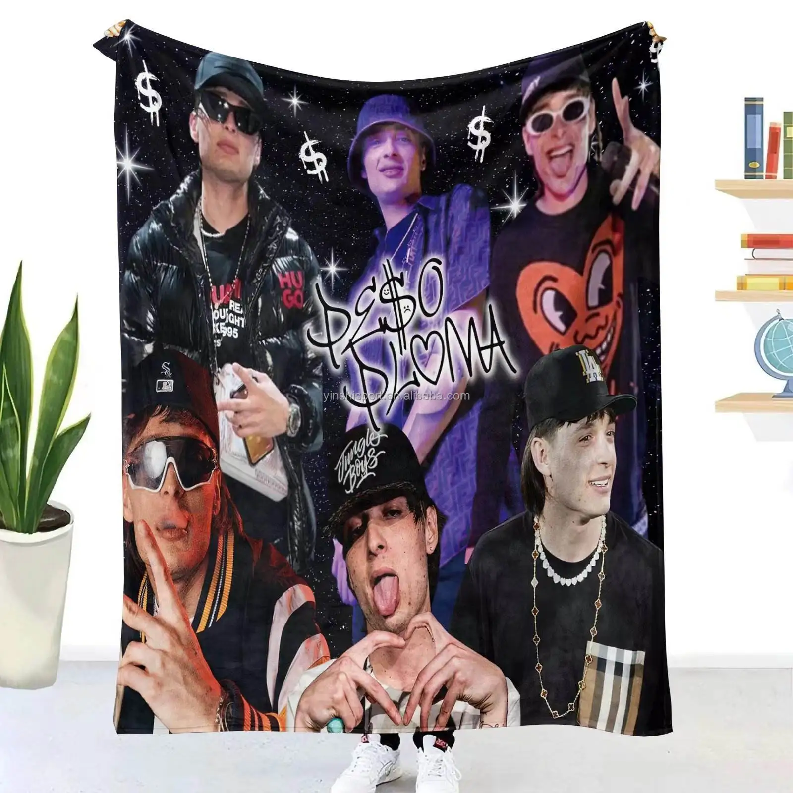 HOT Peso pluma nice Sublimation fleece travel throw blanket custom Printed blanket wholesales