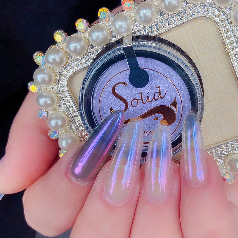 BOKO New concept private label mirror pigment chrome powder aurora pigment solid chrome powder manufacturer