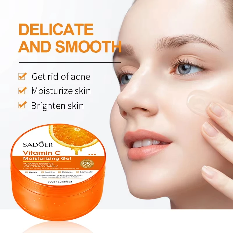 Aloe vera gel for face skin care moisturizing whitening beauty facial gel