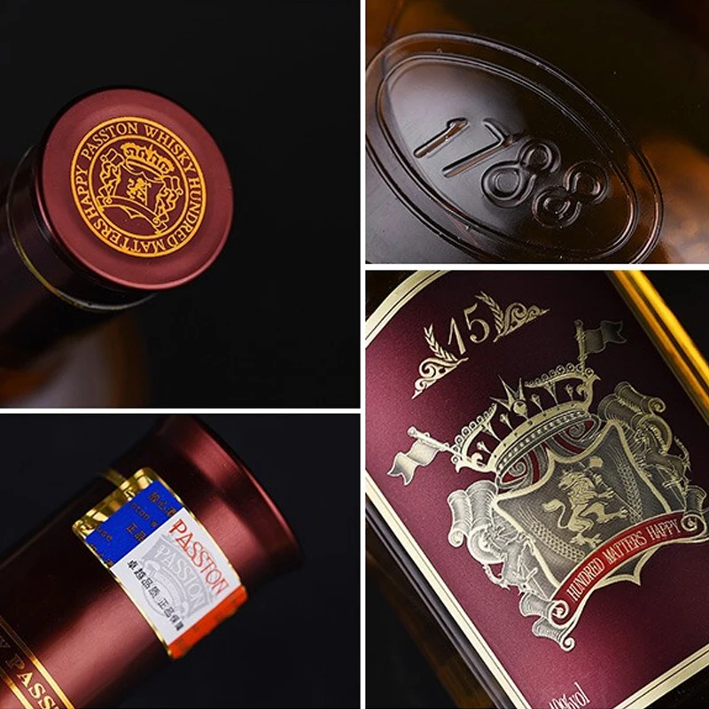 Viski 5Cl Alcoholic Beverage Minyatur Scotch Scotland Martel Jack Daniels Whiskey Laphroaig Diamond Glass Capping Whisky