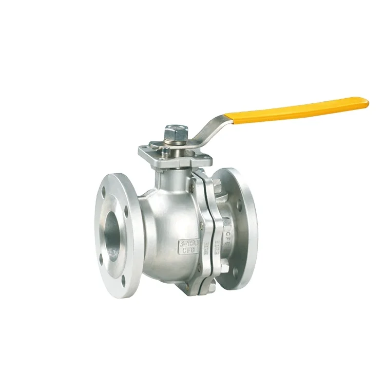 factory price Stainless steel carbon steel rising stem flanged ball valve with handlewheel