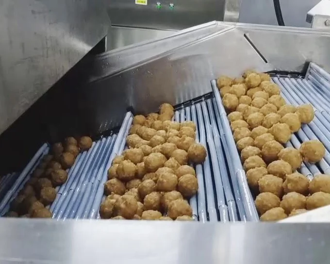 DB Frozen Polutry Foods Processing Machinery Breaded or Tempura Chicken nugget Deep Frying Machine automatic