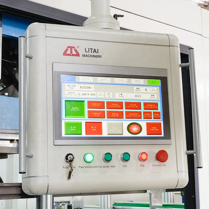 Thick Sheet Feed Clamshell Box Vacuum Blister Forming Machine Thermoforming Automatic