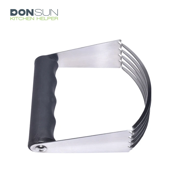 Hand Held Stainless Steel 5 Blade Pastry Dough Blender