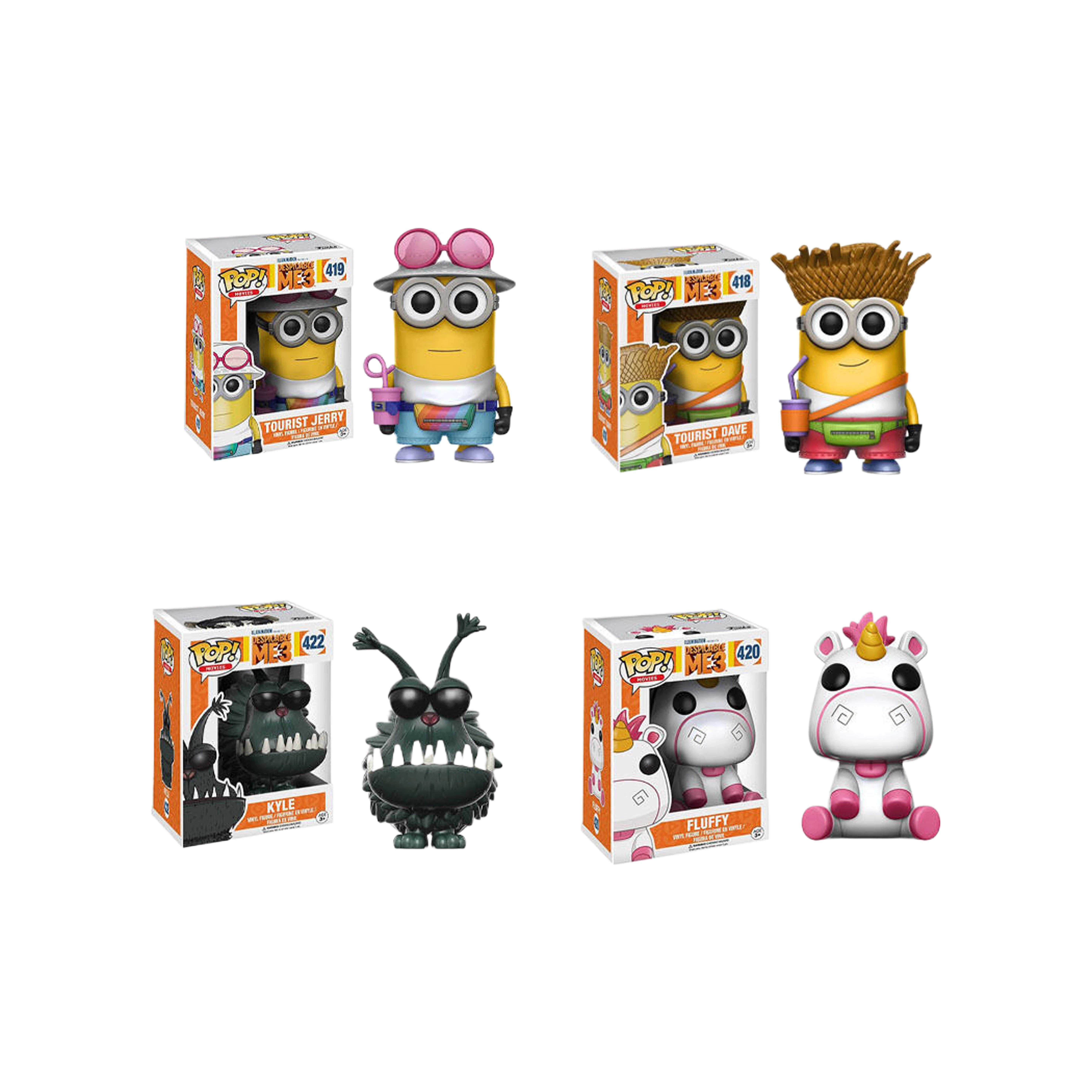 Лидер продаж игрушечный персонаж из фильма Funko pop аниме-модель «Гадкий я» игрушечная кукла-экшн с фигуркой protector