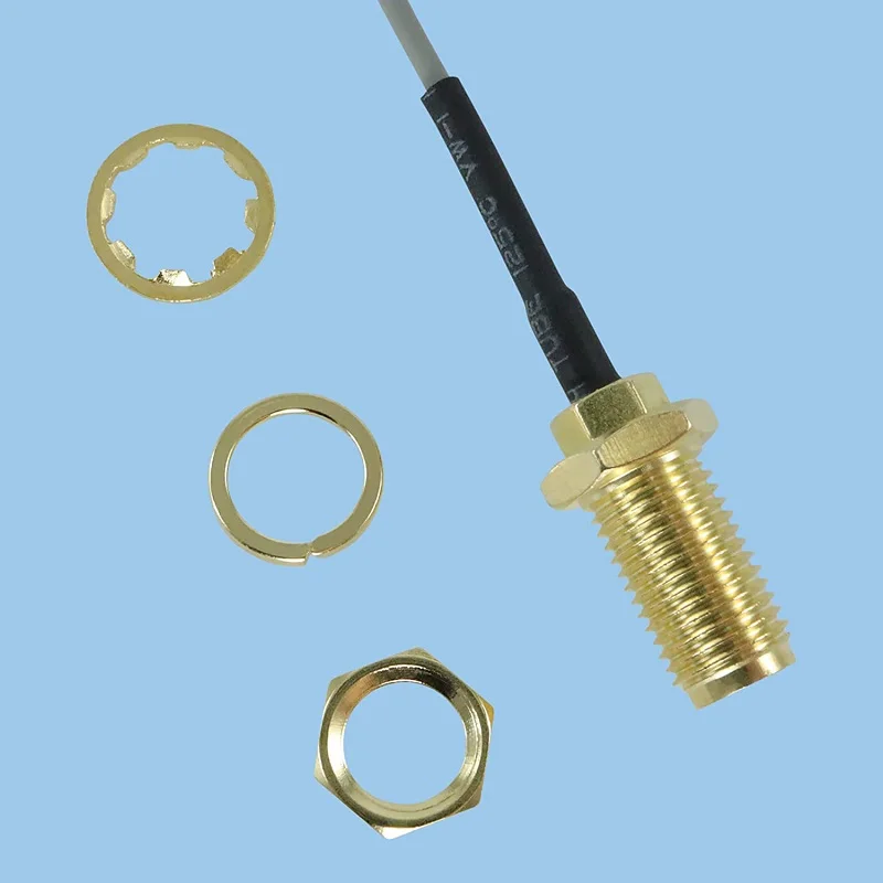 SMA Female To UFL MHF1 Ultra Low Loss 1.37mm Coaxial Pigtail Jumper Cable