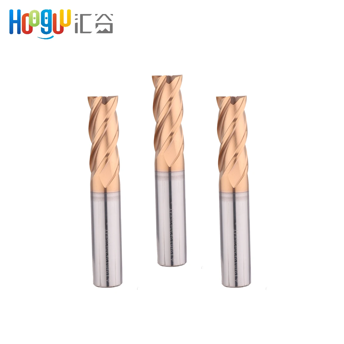 End mill High precision 4Flute HRC55 with 50mm Tungsten Steel Milling Cutting Tool For CNC Mache Coating Flat end mills