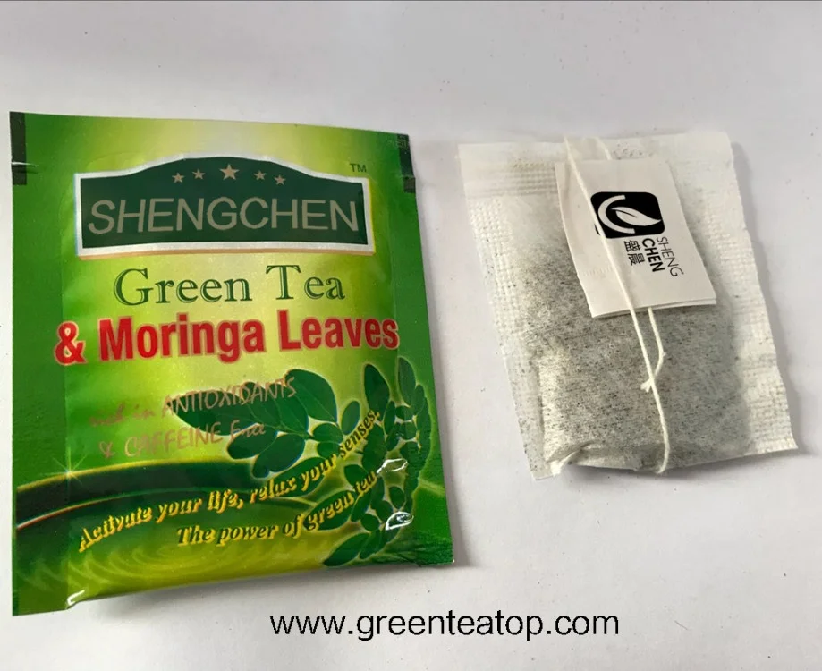 2020 органический зеленый чайный пакетик moringa 2 г * 20 Упак./USDA мятный чай Moringa oleifera