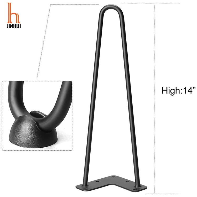 Dining room use coffee restaurant metal table base hairpin chair legs