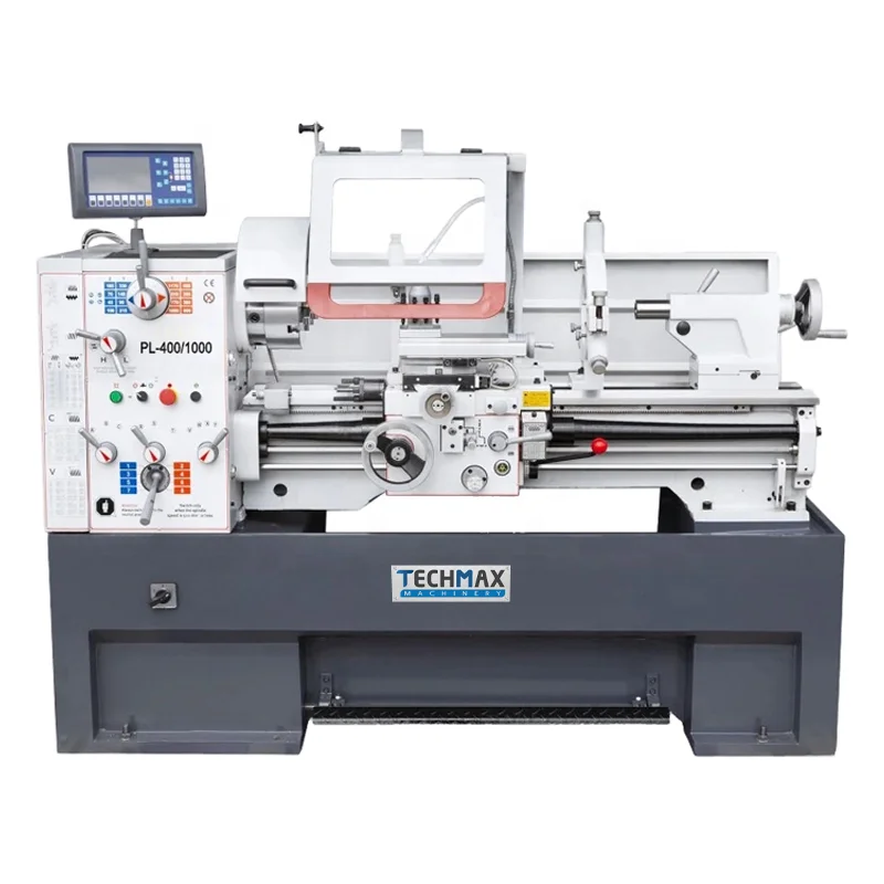 Horizontal universal chinese swiss lathe PL400 brand new manual lathe machine for steel