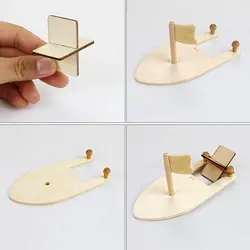 Wholesale 10 Pcs DIY Toy Wood Boat Craft Kits