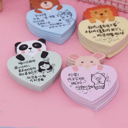  С логотипом kawaii блокноты для записей на заказ Липкие заметки прозрачные милая кавайная по низкой цене блокнот 4C печать Pet