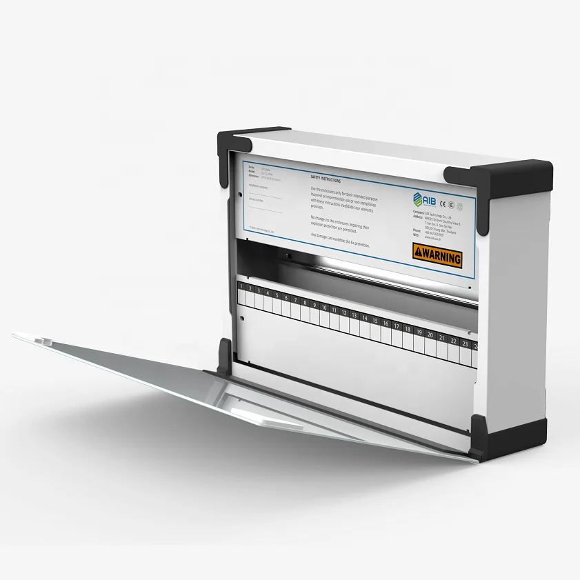 24way 1row surface mounted electrical panel board/electrical distribution board/mcb distribution board