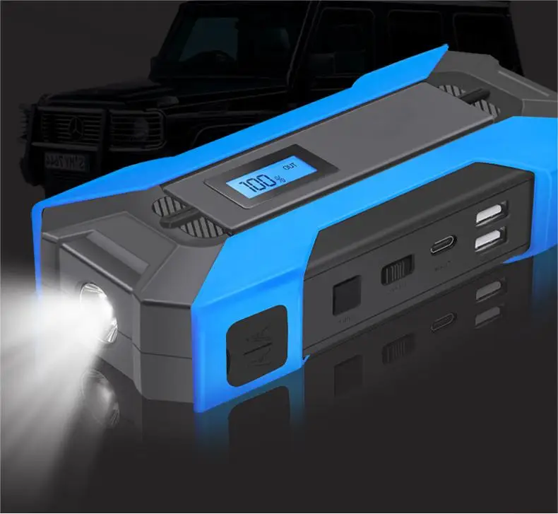 Manufacturer 12V Car Jump Starter Battery Portable Car Emergency Tools Jump Starter Auto Emergency Power Bank Battery Booster
