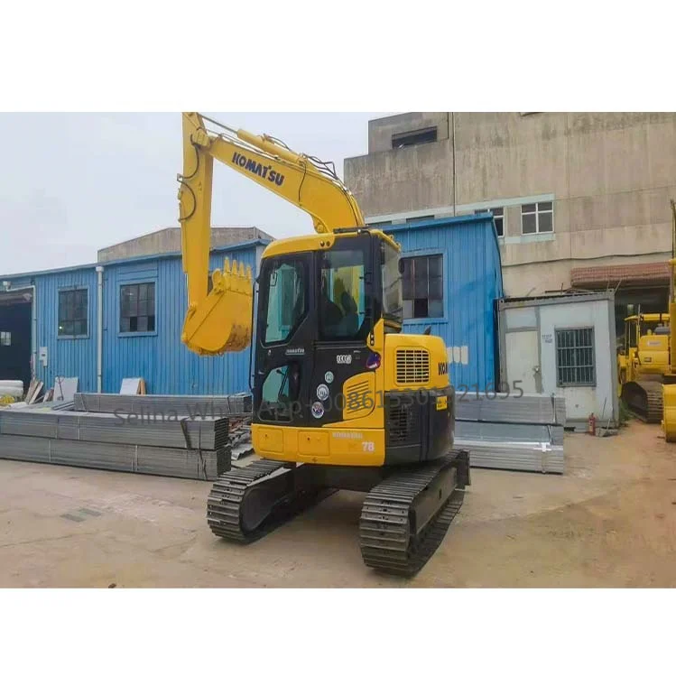 Used Small Excavator Komatsu PC 78 mini digger With Rubber Track on sale