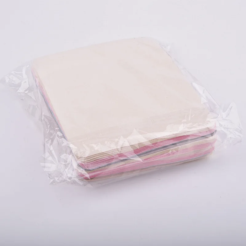 Microfiber cloth cleaner custom pink glasses cleaner cloth printed pouch bags