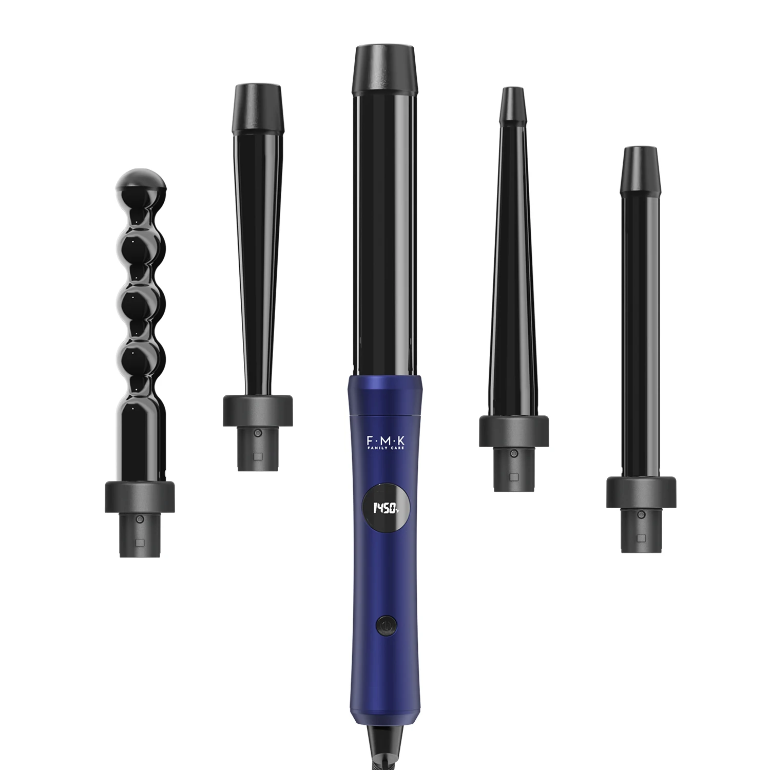 Professional Hair Curler Set Interchangeable 7 In 1 Hair Curling Iron For Hair Styling Tools Detachable 360 Swivel Power Cord