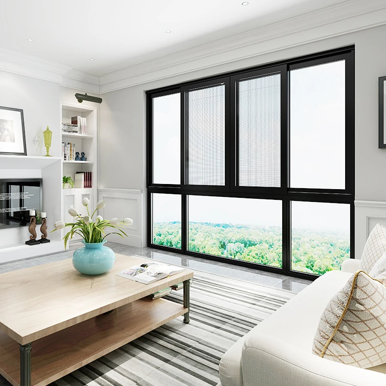 Factory Supply  Cheap Ordinary Aluminium Sliding Windows Panoramic Sliding Windows for House