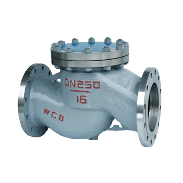 API 594 Standard Stainless Steel ASTM A216 Gr WCB carbon steel A105 6inch Pressure 150LB 300LB 600LB Swing Check Valve