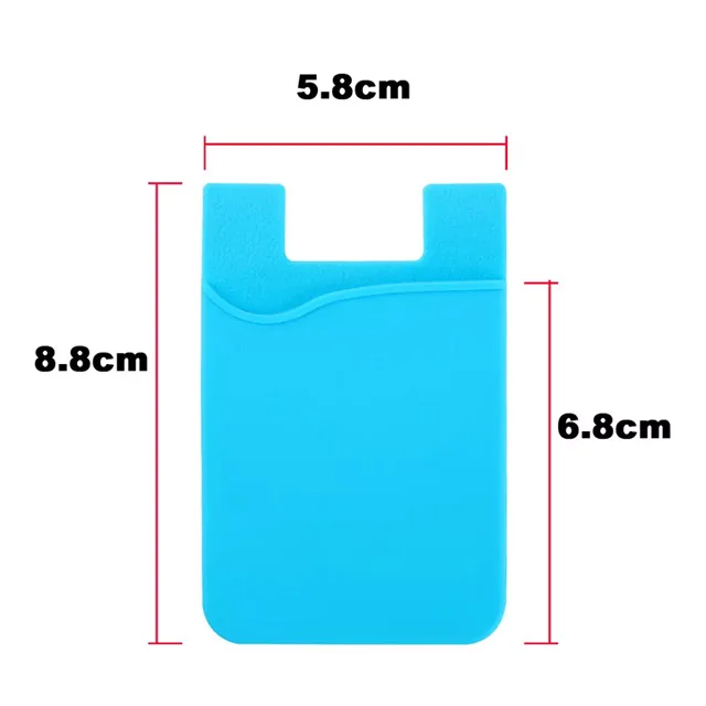 Sedex заводской Пользовательский логотип печать универсальный держатель карты клейкий Силиконовый сотовый телефон кошелек