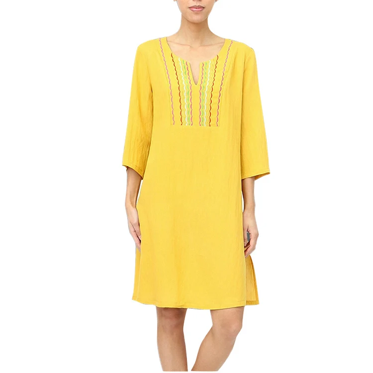 Wholesale 2021 New Arrival Fashion Casual Loose Summer Women Dresses Made In Italy