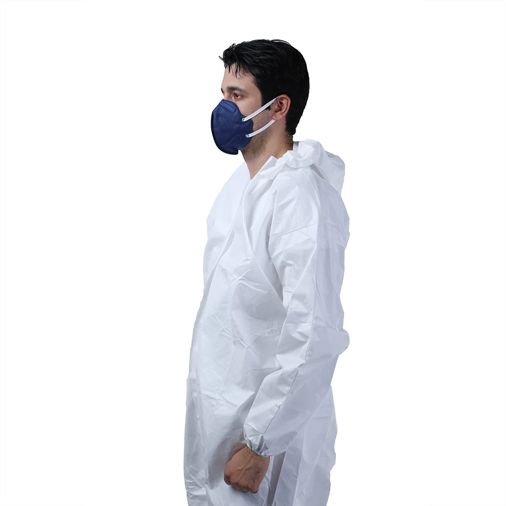 Cheap Price Type 4 5 6 65gsm Disposable Microporous Coverall CE ISO Certified Waterproof Oil Resistant Protective Suit