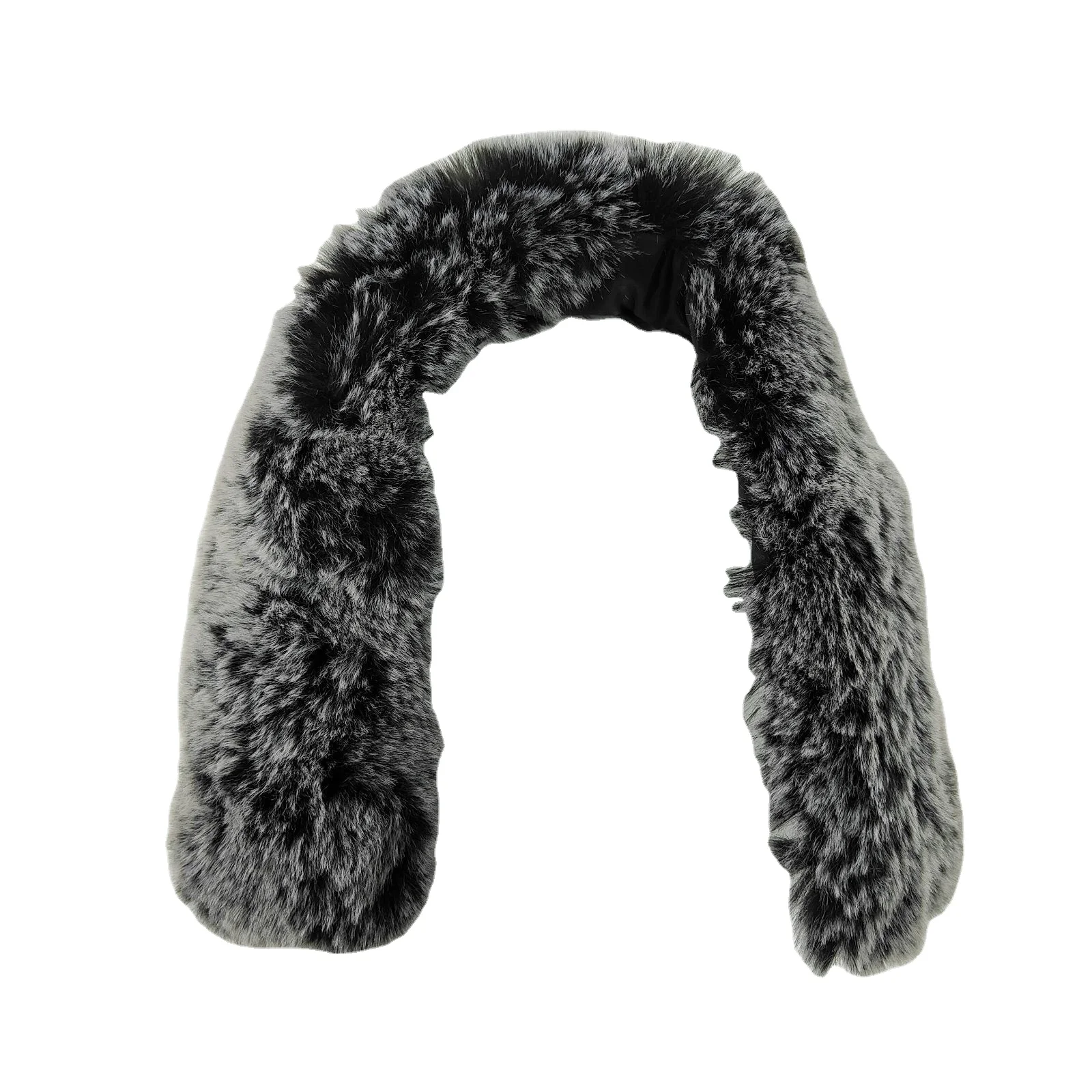 Factory Wholesale Detachable  Artificial Rabbit Fur Collars Faux Fur Fox Scarves Collar For Garment Accessory