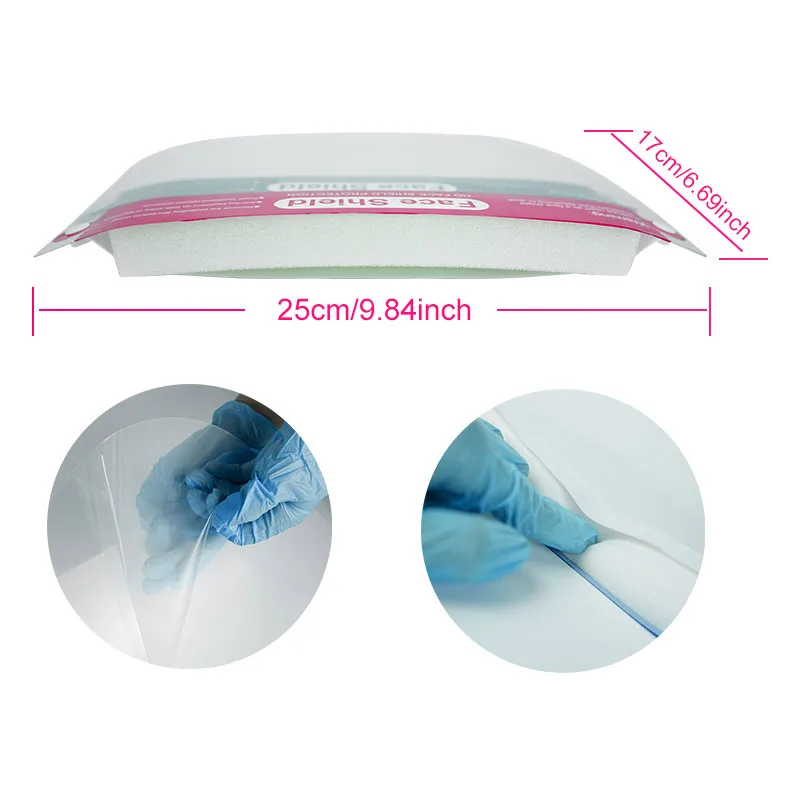 
Anti-splash dust-proof outdoor protective Clear Faceshield 