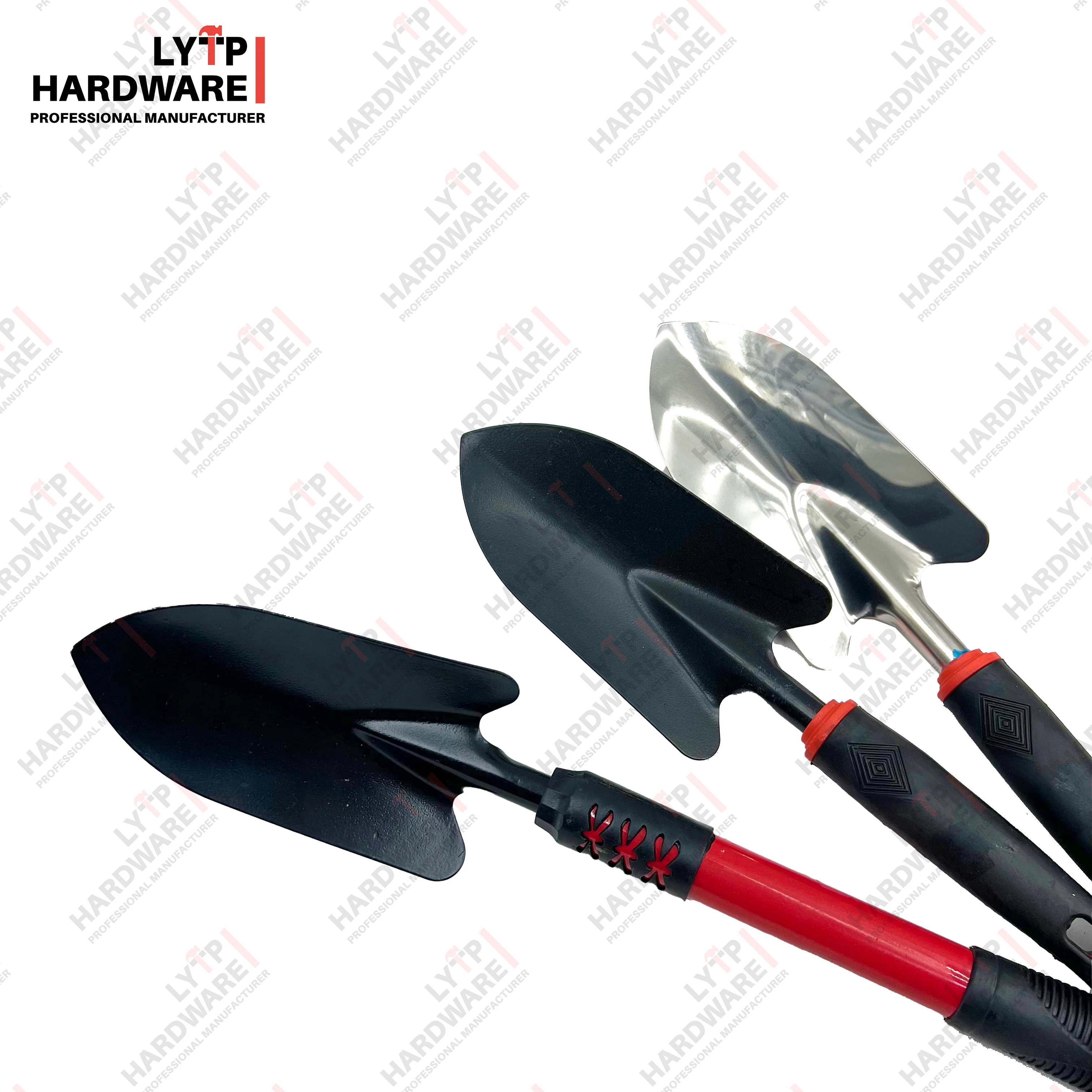 Heavy Duty Shovel Hoe Digging Gardening Hand Tools Weeder Long Handle Weeding Rake Tool Hand Hoe Rake Garden Tool