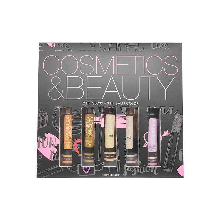 Custom Logo Cosmetic Beauty Waterproof High Quality Lip Pencil Makeup Sets for Girls