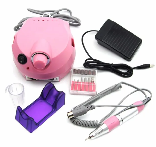 Professional Portable Nail Drill Electric Nail Drill Machine Manicure 35000 rpm with Bits Set