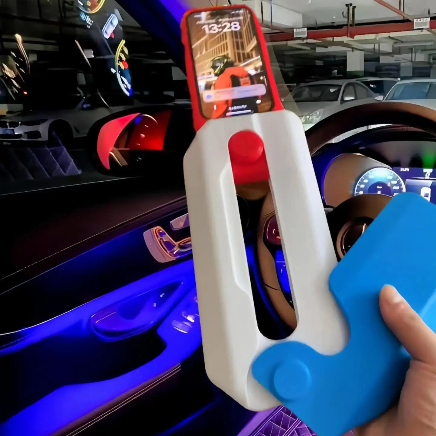 Decompression Stress Relief Toy phone case Funny Radish Gravity Jump 3d Radish Knife Gravity Toy