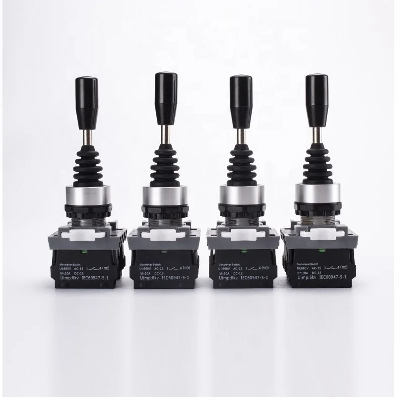 22mm Open Hole High Quality Spring Return Joystick Switch Self Latching 2Position Spring Switch FYD2011 Monolever Switch 10A