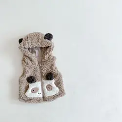 Новая зимняя детская одежда комбинезоны кардиган кролик панда кашемировый