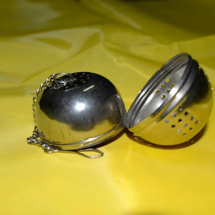 Stainless Steel Tea Filters Loose Leaf Tea Infuser Strainers Loose Leaf Tea Infuser with Extended Chain Hook