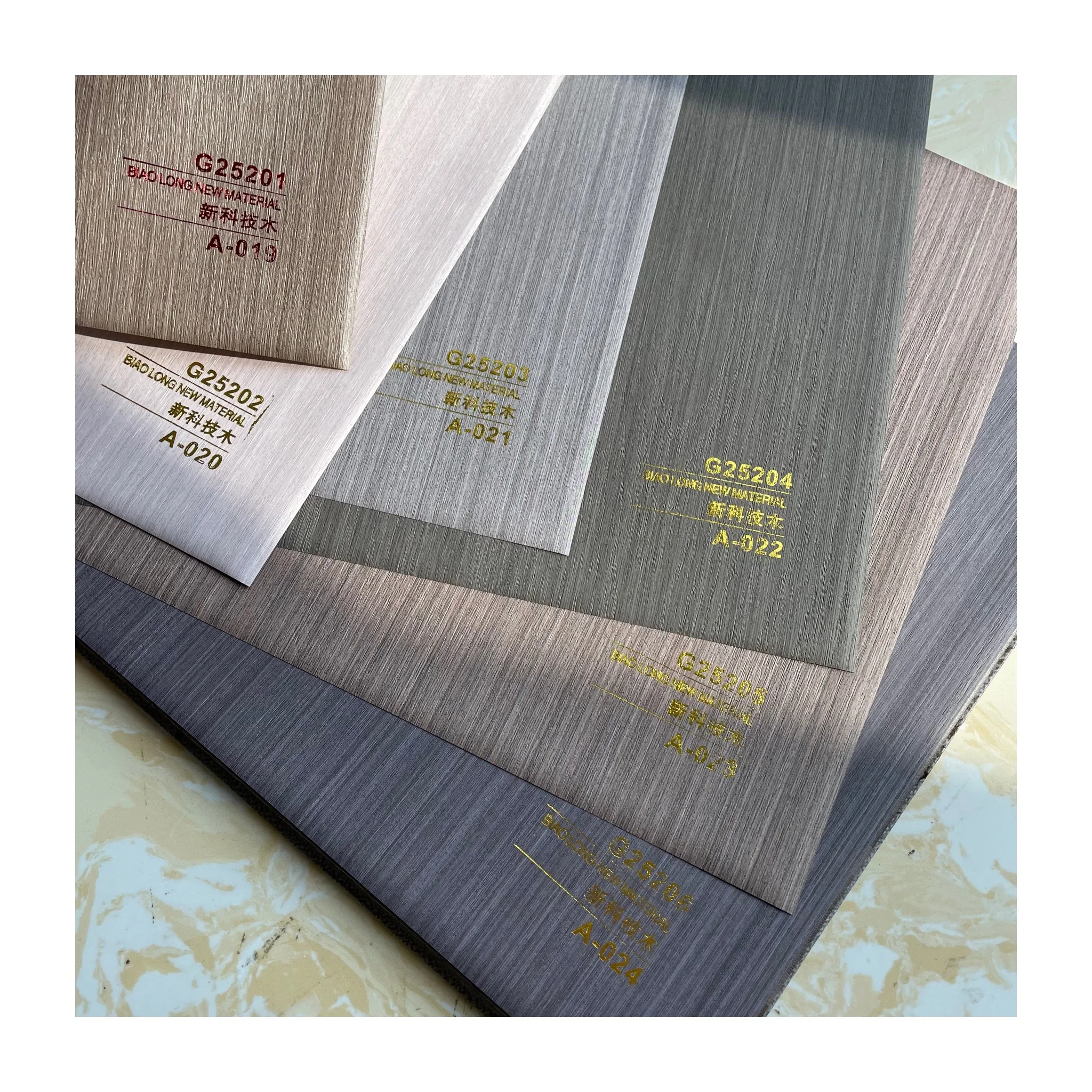 ПВХ-пленка для мебели с глубоким тиснением цвета рулона