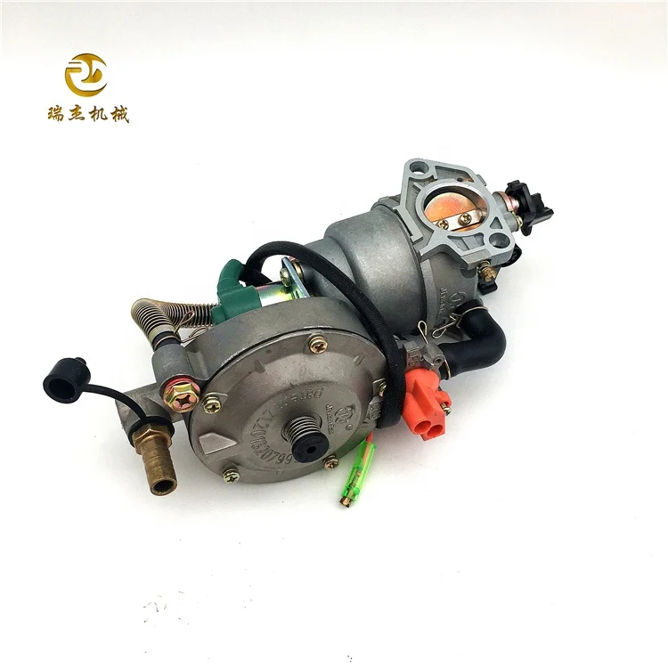 Двойной топливный генератор карбюратора сжиженного нефтяного газа для двигателя Honda GX390 188F Новинка