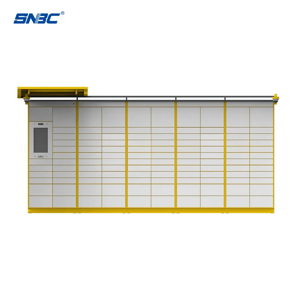 SNBC Outdoor Metal Parcel Mailbox Waterproof Apartment Standing Letter Box Network Smart Vending_Locker Indoor Outdoor Use