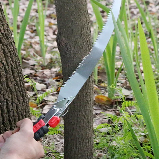 Long Reach Handled Pruning Tree Pruning Saw with Flexible Hand Grip