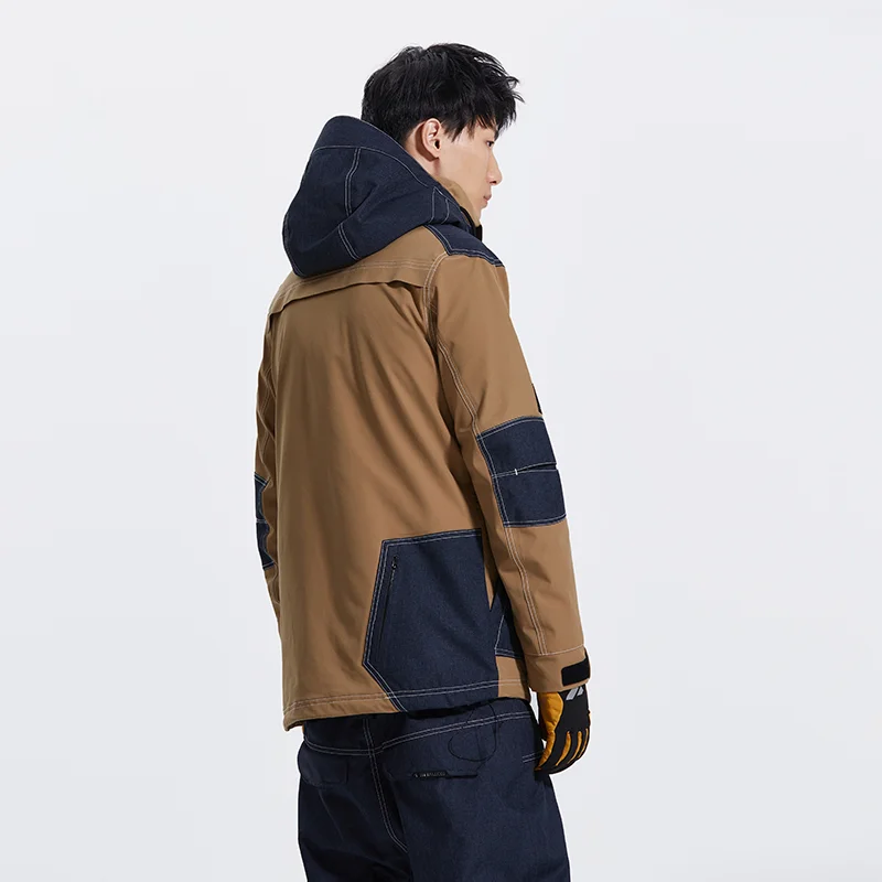 Trends 2024 Winter Sports Breathable Warm Snow Fleece Waterproof Snowboarding Ski Jackets Men coats