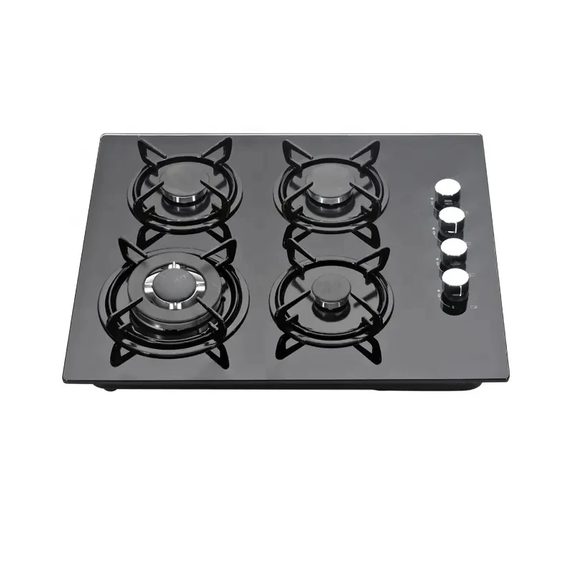 Hot sale gas cooker  table top smart cooktop 4 burners kitchen gas stove 60cm glass gas cookto