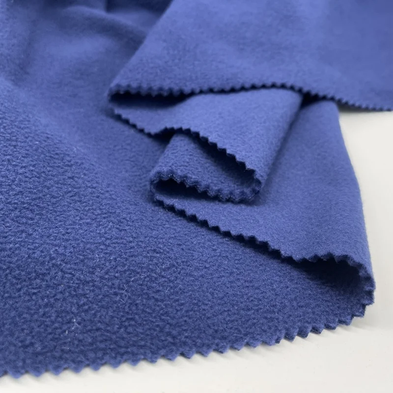 Customization Free samples knitted brush 100%polyester velvet polar fleece fabric for winter clothes suit hoodie