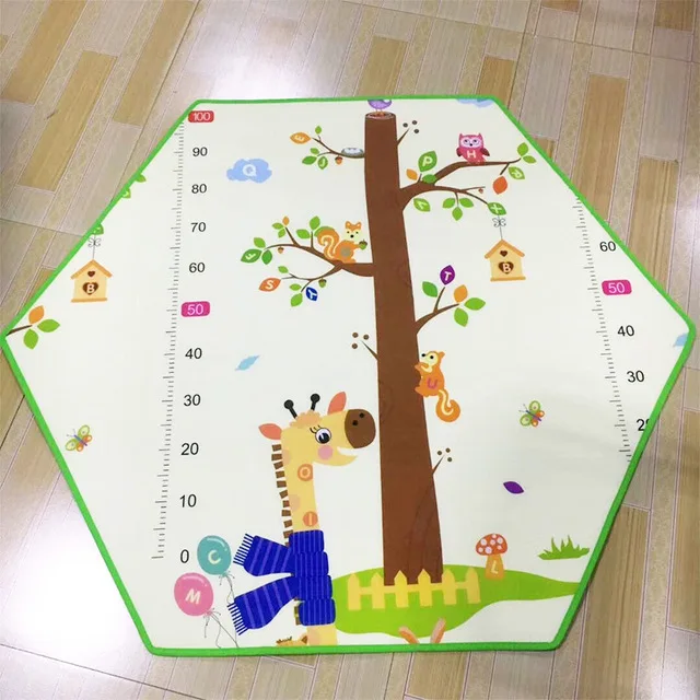 Children playpens round hexagonal baby crawling baby crawling mats ball pool mats customized baby play mat