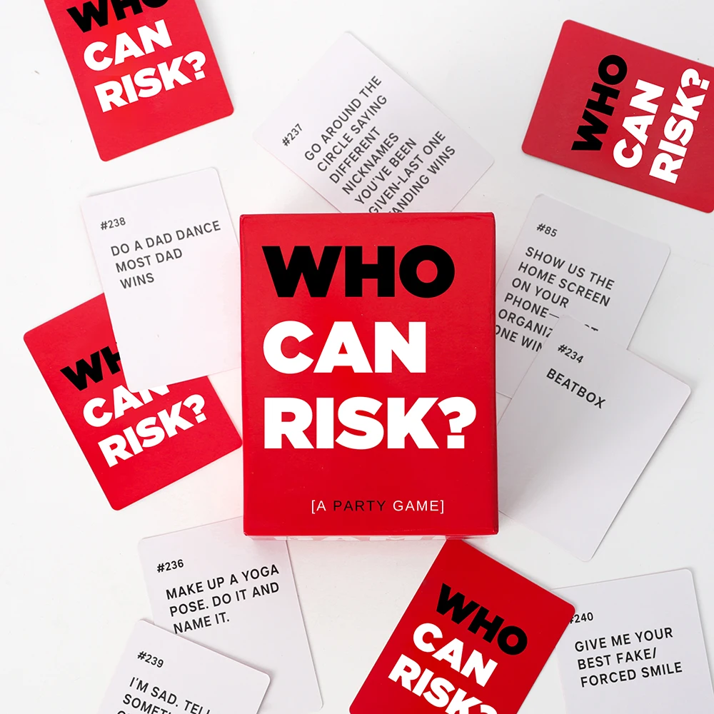 Manufacturer Personalized Game Card Custom Printing 54 Playing cards Black and Red Paper Card Games with 2 pieces box