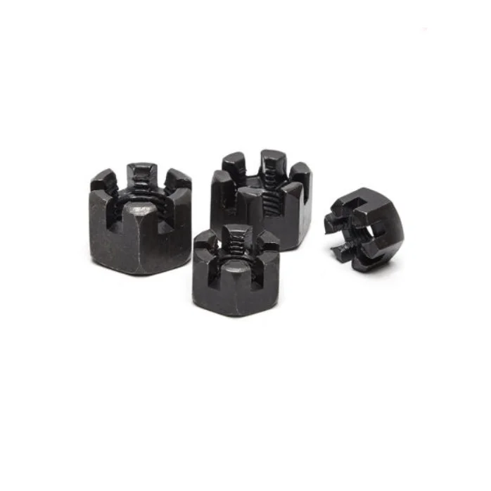 Black Oxide Coating Hexagon Slotted And Castle Nuts GB6178