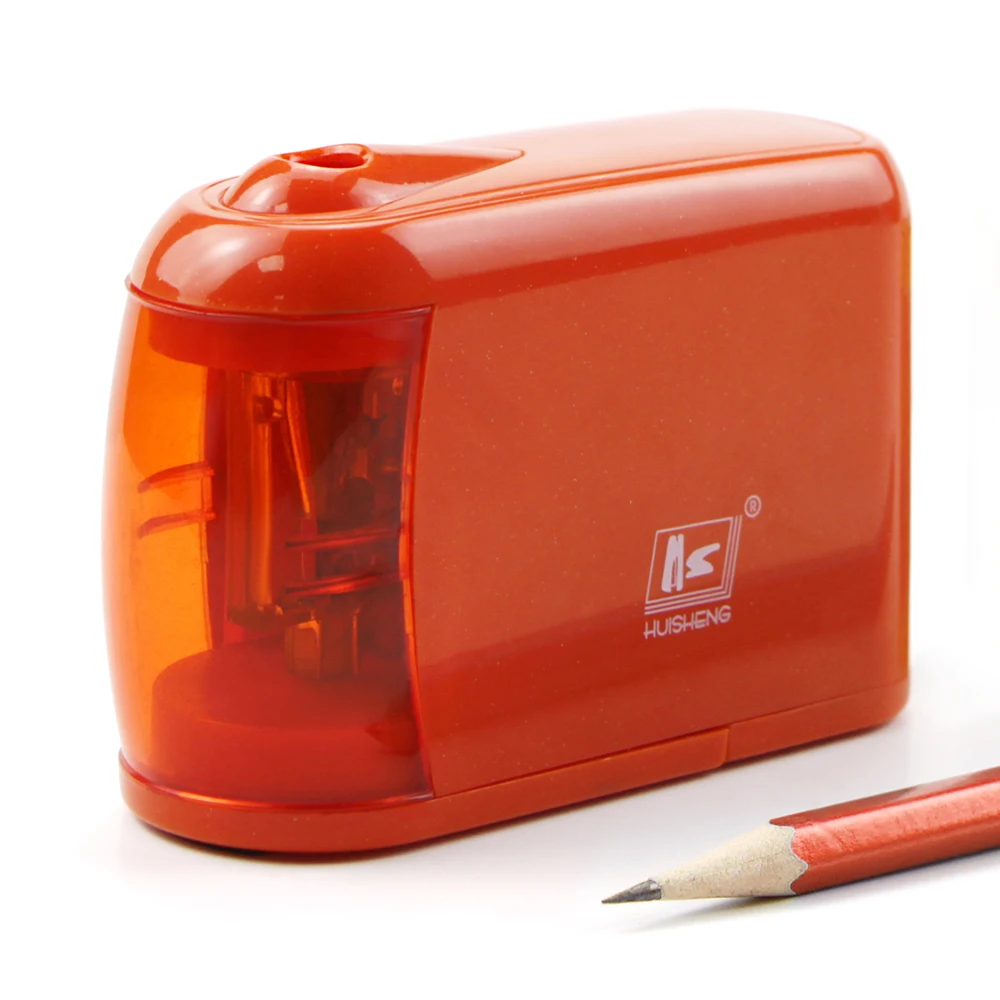 High Hardness ABS Shell 4 AA Battery Power Supply School Supplies Battery Operated Pencil Sharpener